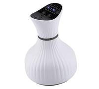 UTHCLO Appareil de Massage Électronique Rechargeable par Ventouses Instrument Grattage Gua Sha Blanc Masseur Corporel pour Soulagement Musculaire et Stimulation des Méridiens