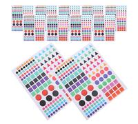 UTHCLO Autocollants de Marqueurs de Localisation pour Cartes de Voyage, 30 Pièces, Format F, Autocollants Indicateurs de Sentier de Randonnée, Étiquettes Autocollantes pour