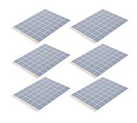 UTHCLO Autocollants pour Panneaux Solaires Miniatures 6 Feuilles Adhésives pour Maquettes Architecturales, Modélisme Paysager et Dioramas, Décor Solaire Réaliste pour Projets