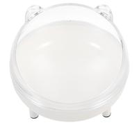 UTHCLO Bac à Bain pour Hamster Domestique en Plastique Blanc, Surface Lisse, Sûr pour Jouer et Se Baigner, Adapté Maison ou Animalerie