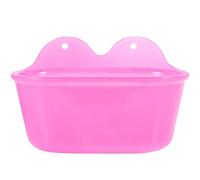 UTHCLO Bain pour Oiseaux et Perruches Résistant Bassin Ovale Multifonction à Suspendre Accessoire Pratique pour Cage Oiseau et Perroquet Petit Format Léger