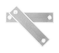 UTHCLO Balises Réfléchissantes Rectangulaires pour Garde-corps en Acrylique Blanc 180x40 Mm, Installation Facile, Lot de 2 pour Conduite Nocturne Sécurisée