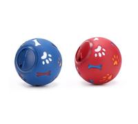 UTHCLO Balle Distributrice Alimentaire pour Chien Taille L Bleue Éducatif Parfumé sans Toxine Balle Interactive à Fuite de Nourriture pour Dressage et Stimulation Mentale