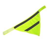 UTHCLO Bandana Réfléchissant pour Chien Taille M Jaune Fluo, Bandanas de Sécurité pour Animaux de Compagnie, Bavoir pour Chien pour Promenades Nocturnes, Accessoire Extérieur Haute