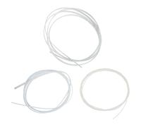 UTHCLO Bande de Reliure pour Guitare Acoustique 3 Pièces en Plastique Blanc Perlé, Filets Décoratifs Élégants et Bandes de Bordure DIY pour Ornements et Finition D’instrument