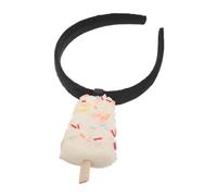 UTHCLO Bandeau Cheveux Blanc en Plastique de Glace Chocolat, Confortable et Photogénique, pour Fête Dessert ou Luau Hawaïen pour Garçons et Tout-petits