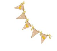 UTHCLO Bannière Guirlande Lin Canard Jaune pour Décoration Anniversaire Garçon Fille et Classe Maternelle Fanions Réutilisables pour Chambre Garçon Fille Décoration Fête Thème École