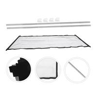 UTHCLO Barrière de Sécurité pour Animaux et Bébés Filet Isolant Rétractable Barrière Intérieure Pliable et Facile à Installer pour Porte et Escalier Protection Pratique pour Chien et