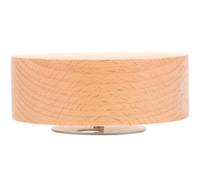 UTHCLO Base Ronde en Bois pour Boîte à Musique DIY sans Bavure, Accessoire Rotatif en Alliage, pour Décoration Artisanale et Création Musicale