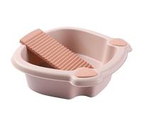 UTHCLO Bassin de Lavage avec Planche Ver Intégrée PP pour Lavage Main de Petits Vêtements Délicats pour Bébés et Dortoirs Léger et Résistant