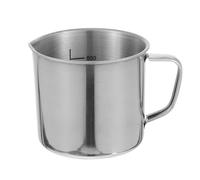 UTHCLO Bécher Gradué en Acier Inoxydable 304 500 Ml, Tasse à Mesurer Graduation Claire, Outil de Laboratoire Polyvalent pour Mesurer Liquides Cuisine et Usage Domestique