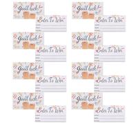 UTHCLO Billets de Tombola Vierges à Imprimer 200 Pcs Papier Lisse avec Lignes Pré-Imprimées Format 8D Participation pour Événements Jeux Salons Restaurants et Clubs