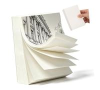 UTHCLO Bloc-notes A4 Papier Lisse Blanc 250 Feuilles Détachables pour Organisation Facile au Bureau et Usage Personnel Écriture Fluide