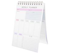 UTHCLO Bloc Notes Planning Hebdomadaire Détachable Mémo Effaçable pour Listes de Courses Organisation Quotidienne Pratique pour Étudiants et Bureau