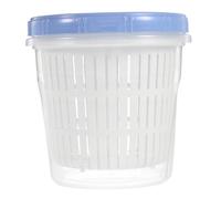 UTHCLO Bocal à Fermentation pour Kimchi 1250ml Plastique Étanche avec Passoire Intégrée Housse Hermétique Usage Familial Conservation Légumes Fruits