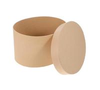 UTHCLO Boîte à Biscuits Lisse, Design Simple Ovale en Carton Rigide Couleur Kaki Stockage et de Gâteaux et Biscuits