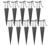 UTHCLO Boîte à Fleurs Noire en Papier pour Bouquets, Lot de 10 Pièces, Résistante et Élégante, Saint-valentin Mariages