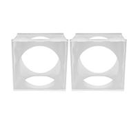 UTHCLO Boîte de Mesure pour Ballons Détachable en Plastique 11 Trous Lot de 2 Calibreur Portable pour Ballon de Festival et Décoration Outil Précis et Léger pour Mesurer et Objets Ronds