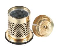 UTHCLO Boîte de Moxibustion Portable Cuivre Brûleur Moxa Léger avec Réservoir Anti-fumée Outil de Massage Acupuncture pour Soulager Usage Domicile et Voyage Couleur Couleur