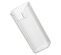 UTHCLO Boîte de Rangement Murale pour Parapluie Support Mural Compact sans Perçage Organisateur Multifonctionnel pour Intérieur Gain de Place pour Parapluies Pliants Finition Blanche