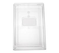 UTHCLO Boîte de Rangement Organisateur Pratique Design Tiroir Empilable en Plastique Blanche pour Réfrigérateur pour Légumes et Objets Frigo Domestique