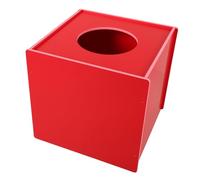 UTHCLO Boîte de Tirage Au Sort Rouge Rigide Boîte Multifonction pour Collecte de Bulletins Urne de Vote Opaque Sécurisée pour Réunions et Événements