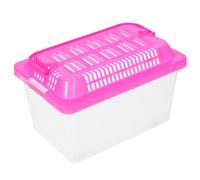 UTHCLO Boîte de Transport Portable en Plastique pour Tortues et Poissons Rouges Surface Lisse, Maison