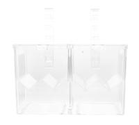 UTHCLO Boîte Isolement pour Élevage de Poissons Aquarium Incubateur de Fraisage et Facile à Nettoyer Séparateur Transparent pour Augmenter la Survie des Alevins