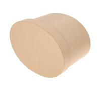 UTHCLO Boîte Ovale en Papier Kraft 15X10X75 CM avec Couvercle Emballage DIY pour Biscuits Macarons et Chocolats Boîte Présent Réutilisable Légère et Robuste pour Pâtisserie et