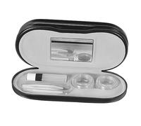UTHCLO Boîtier à Lunettes Rigide Double Compartiment Conteneur De Lunettes Portable Boîte à pour Maison Et Voyage