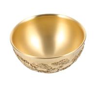 UTHCLO Bol Cuivre Vintage Décoratif pour Table Bassin Trésor Chinois Résistant et Pratique Ornement Feng Shui pour Maison Bureau et Restaurant
