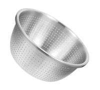 UTHCLO Bol Égouttoir en Acier Inoxydable 304 Épais 26 CM Passoire Perforée Multifonction pour Laver et Égoutter Légumes Fruits Pâtes Bac de Rinçage Empilable pour Usage Domestique