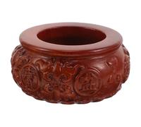 UTHCLO Bol Feng Shui en Bois Massif de RoséLier Bol Amulette Chinois Sculpté à la Main Décoration Salon et Bureau Bassin à Trésor Feng Shui pour Richesse et Prospérité