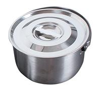 UTHCLO Bol Inox Multi Usage avec Poignée Bol Mélangeur Capacité Haute Température pour Salade Soupe et Huile Usage Domestique et Professionnel