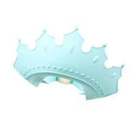 UTHCLO Bonnet de Bain Garçon Fille Ajustable Étanche Forme Couronne Protège Yeux et Oreilles Chapeau Shampooing pour et Protection Douce pour Garçon Fille et Tout-petits