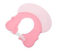 UTHCLO Bonnet de Garçon Fille Imperméable Réglable pour Shampooing Protection Oreilles et Cheveux Chapeau de Bain Cartoon Rose pour Garçon Fille