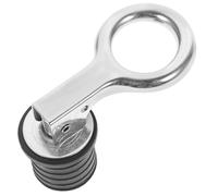 UTHCLO Bouchon de Vidange Anti-Fuite en Acier Inoxydable pour Bateau et Canoë, Bouchon de Drainage Étanche Poignée à Pression, Adapté pour Vidange de Terrasse Marine