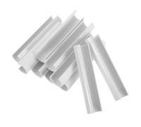 UTHCLO Boucles Fixation Plastique Blanc 10 Pièces Clips pour Cadre à Broder Accessoires Bricolage Fait Main Support pour Point de Croix Métier à Broder