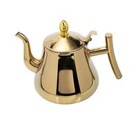 UTHCLO Bouilloire Acier Inoxydable avec Infuseur Filtre Capacité pour Eau Froide et Thé Usage Maison et Bureau