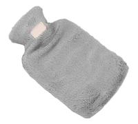 UTHCLO Bouillotte Eau Chaude 2l avec Housse Peluche Douce, Chauffe-mains Portable, pour Bureau et École