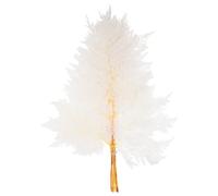 UTHCLO Bouquet de Fougères Séchées Blanches pour Décoration Intérieure Accessoires Home Decor Fleurs Artificielles pour Vase et Centre de Table DIY Mariage Salon et Événements