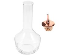 UTHCLO Bouteille à Bitters Verre avec Bouchon Rose Doré Doseur Cocktail Pratique pour Bar Accessoire Vin Élégant et Professionnel