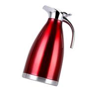 UTHCLO Bouteille Inox Isolée Rouge à Double Paroi Pot Sous Vide pour Thé Café Boisson Chaude Pot de Conservation Thermique Familial Sans Odeur