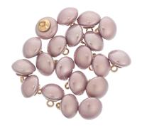 UTHCLO Boutons Champignon Bombés 10 MM Violet 20 Pièces Boutons Demi-Dôme à Tige en Résine pour Couture Loisirs Créatifs Décoration Vêtements Robes de Mariée Bijoux DIY