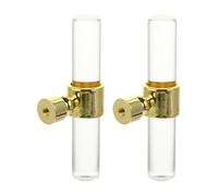 UTHCLO Boutons en acrylique Poignées en acrylique transparents, 2pcs, boutons ronds pour armoire et tiroir, cuisine, style artistique, remplacements pratiques