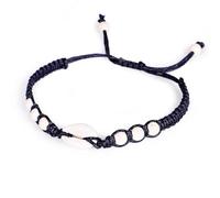 UTHCLO Bracelets Tissés en Coquillage Faits Main pour Filles, Lot de 2, Décoration de Bijoux Élégante en Corde et Coquillage, Présent pour Anniversaire
