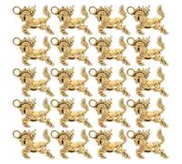 UTHCLO Breloques Astrologiques pour Bijoux 50 Pcs Pendentifs Cheval Galop 24x20 Mm Métal Couleur Or Antique pour Fabrication de Bijoux Artisanaux Nouvel An Chinois