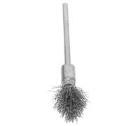 UTHCLO Brosse Métallique à Manche Long 158 Mm en Fil D’acier Inoxydable, Outil de Polissage et Dérouillage pour Perceuse Électrique, Brosse Antirouille Industrielle Multifonction
