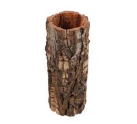 UTHCLO Cachette pour Reptiles en Bois Creuse, Abri Naturel pour Gecko et Tortue, Diamètre 7,5 Cm Hauteur 20 Cm, Refuge pour Terrarium Tropical, Habitat pour Lézards et Serpents