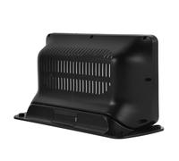 UTHCLO Cadre de Montage pour Autoradio Grand Écran de Camion, Panneau Audio en Plastique Noir, Installation Facile et Usage Polyvalent pour Conducteurs de Camions
